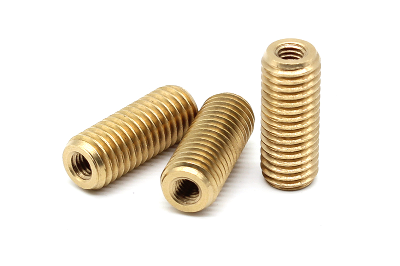 Brass Threaded Tube M12x30mm 12to6