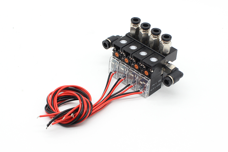 Electromagnetic valve group