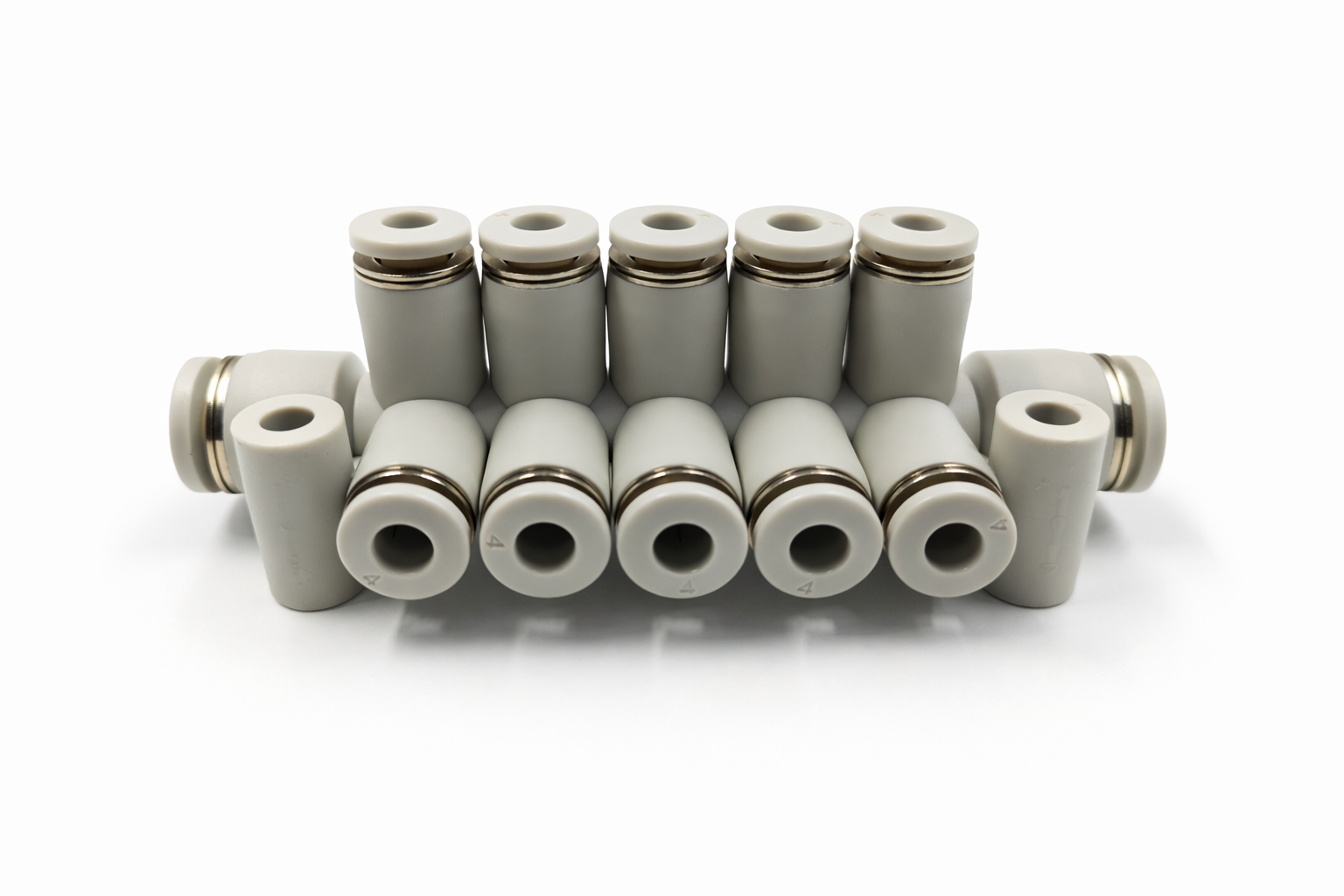 2 in 10 out L-shaped plastic gas exhaust
