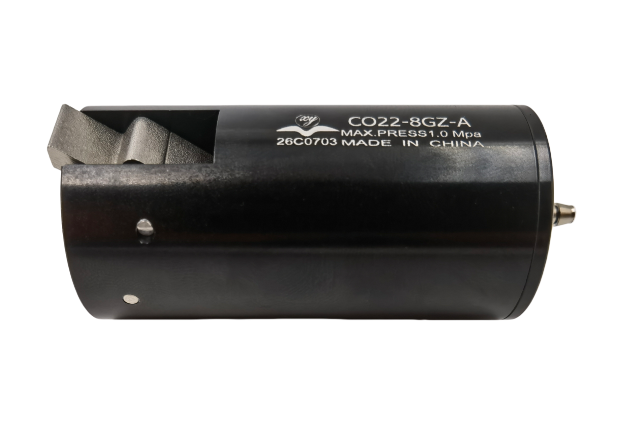 CO22-8GZ-A Black Aluminum Hook Cylinder