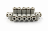 03DAKM11 2 IN 10 OUT L-shaped Plastic Air Distributor